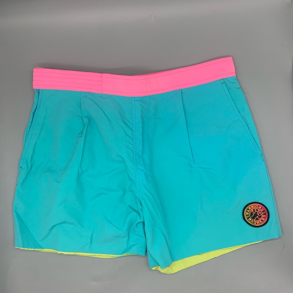 WARRIORS OF RADNESS SURF BOARD SWIM TRUNKS FOR MEN SIZE M